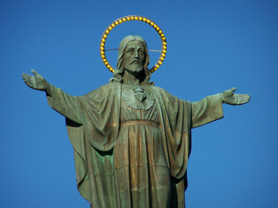 The largest statue of the Sacred Heart in Canada, Die größte Herz-Jesu-Statue in Kanada